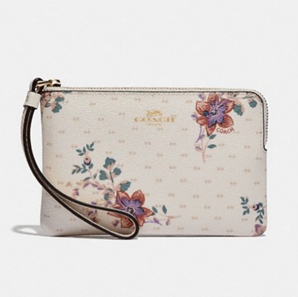 Coach Handbags - Coach Magnolia Flower Bouquet Wristlet Wallet